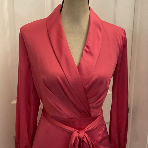 Ever New Melbourne pink belted mini dress, US2 - Picture 9 of 15